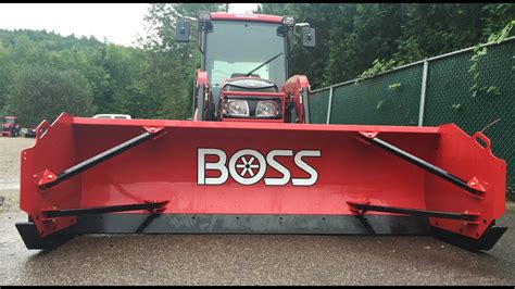 boss plow for skid steer|snow pusher for skid steer.